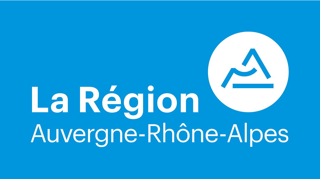 la region auvergne rhone alpes et son logo montagne